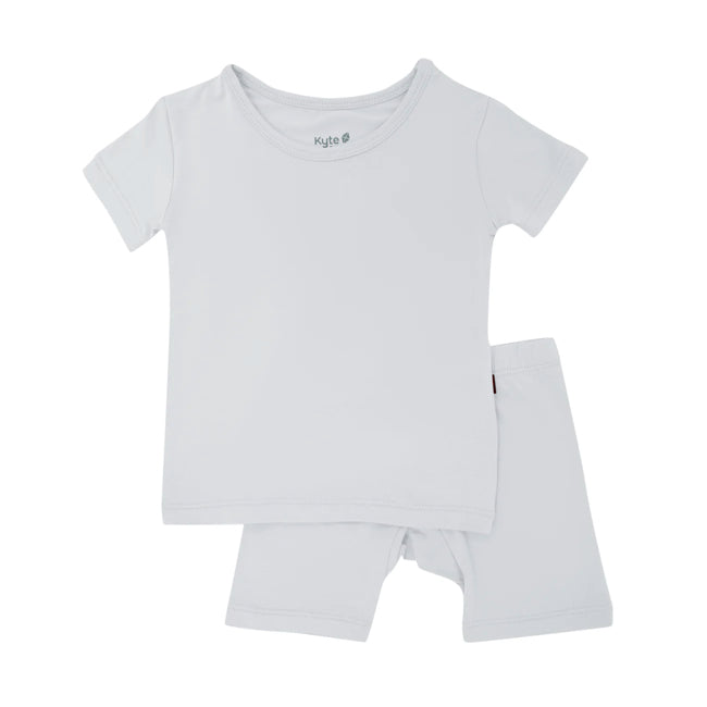 Kyte Baby Short Sleeve Toddler Pajama Set in Storm