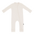 kyte baby ribbed zippered romper - oat
