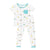 Kyte Baby Short Sleeve with Pants Pajamas in Cloud Party