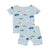 Kyte Baby Short Sleeve Toddler Pajama Set in Construction