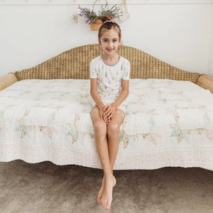 Kyte Baby Short Sleeve Toddler Pajama Set in Lavender