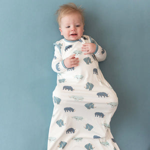 Kyte Baby 0.5 Tog Printed Sleep Bag in Rhino