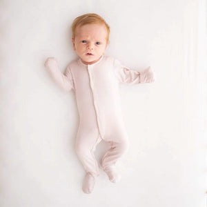 Kyte Baby Snap Footie in Blush