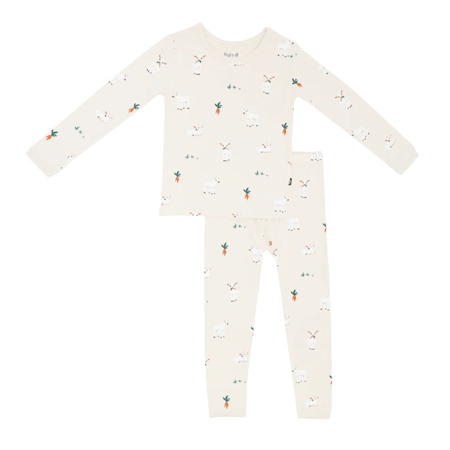 Kyte Baby Long Sleeve Printed Toddler Pajama Set in Goat