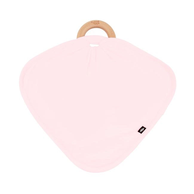 Kyte Baby Lovey with Removable Wooden Teething Ring in Sakura