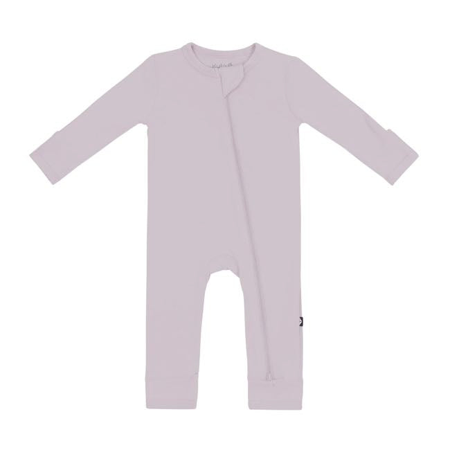 Kyte Baby Zippered Romper in Wisteria