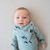 kyte baby printed bib in coastline