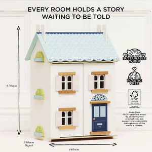Le Toy Van Doll House - Bluebell