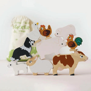 Le Toy Van Farmyard Stacking Animals