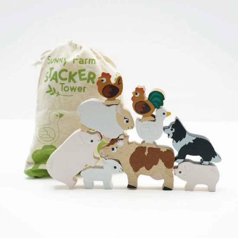 Le Toy Van Farmyard Stacking Animals