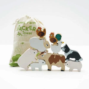 Le Toy Van Farmyard Stacking Animals