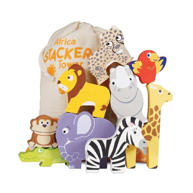 Le Toy Van Africa Stacking Animals
