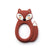 Little Cheeks Silicone Teether - Rust Fox