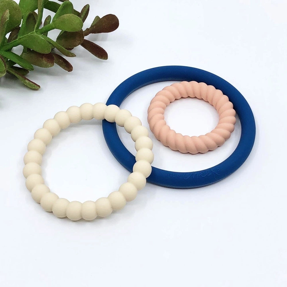 Little Cheeks Trio Rings - Blake