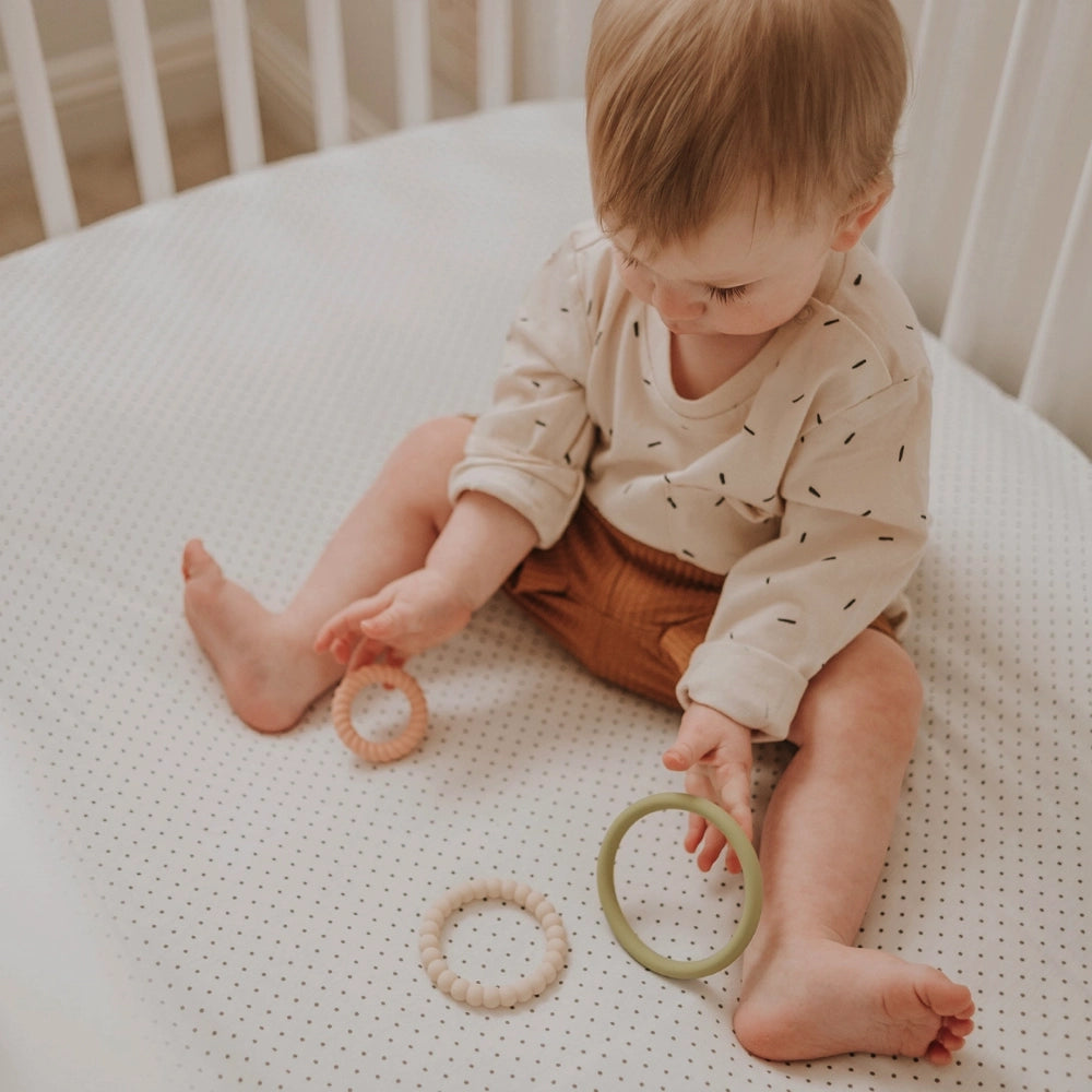 Little Cheeks Trio Rings - Olivia