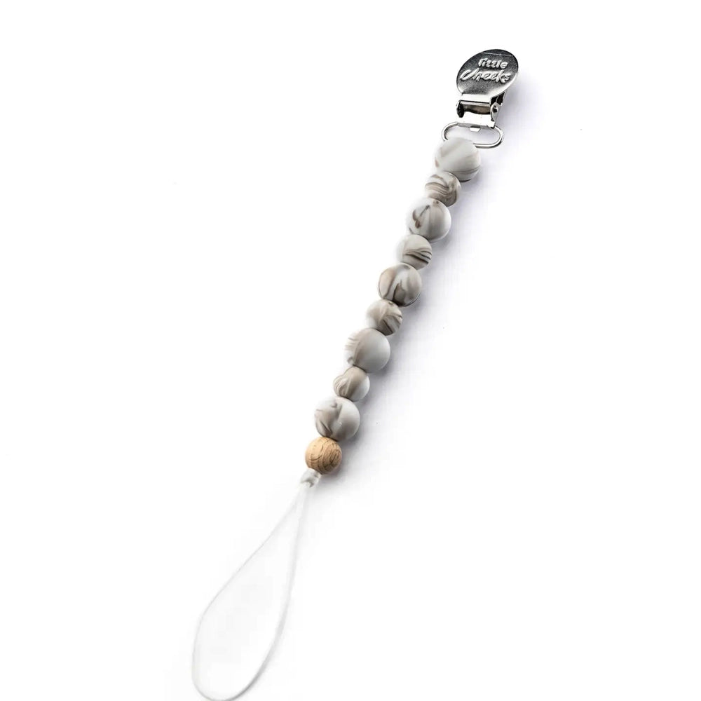 Little Cheeks Classic Clip - Warm Marble