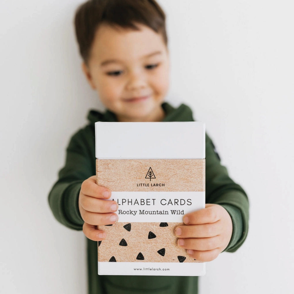 Little Larch Alphabet Flash Cards - Rocky Mountain