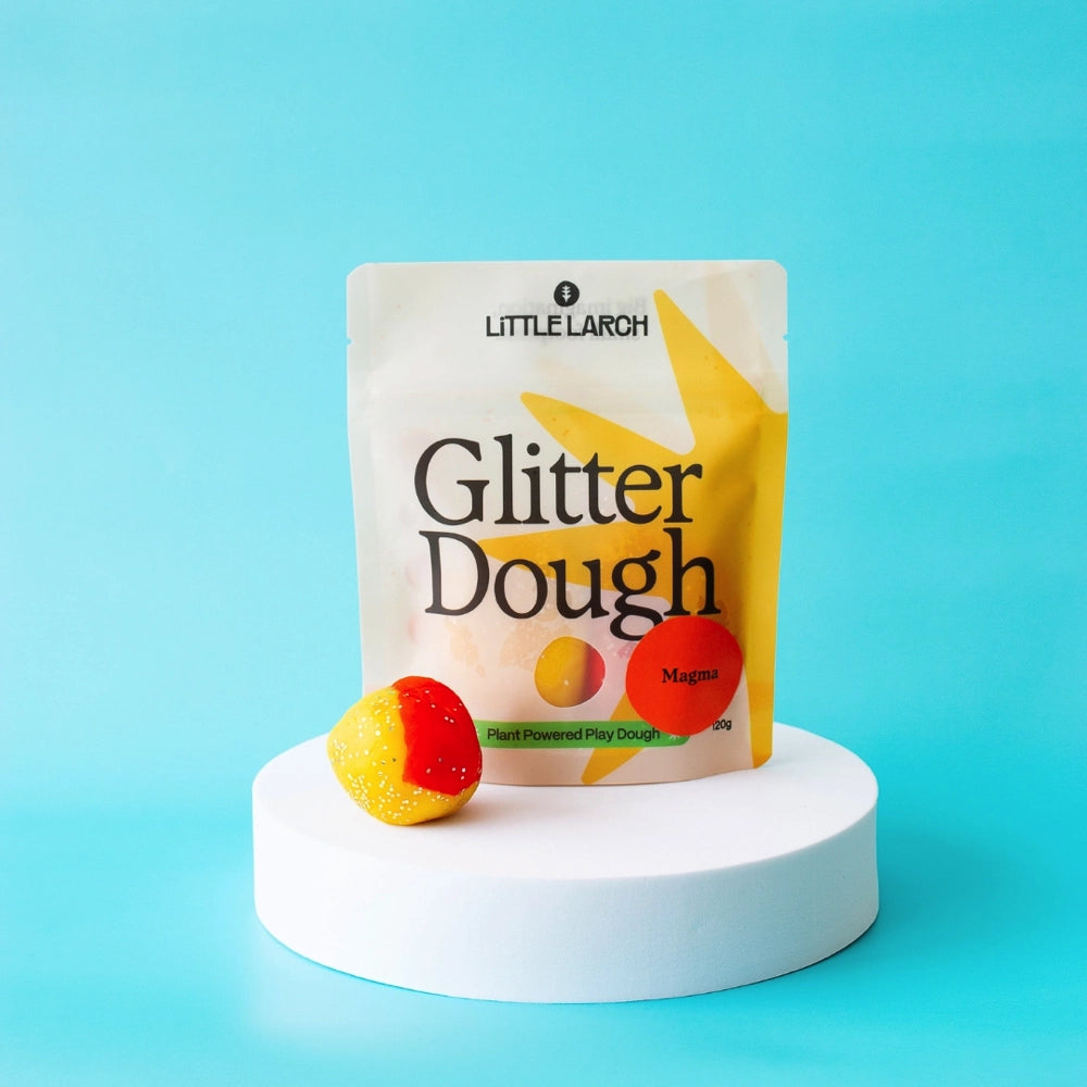 Little Larch Natural Glitter Dough - Magma