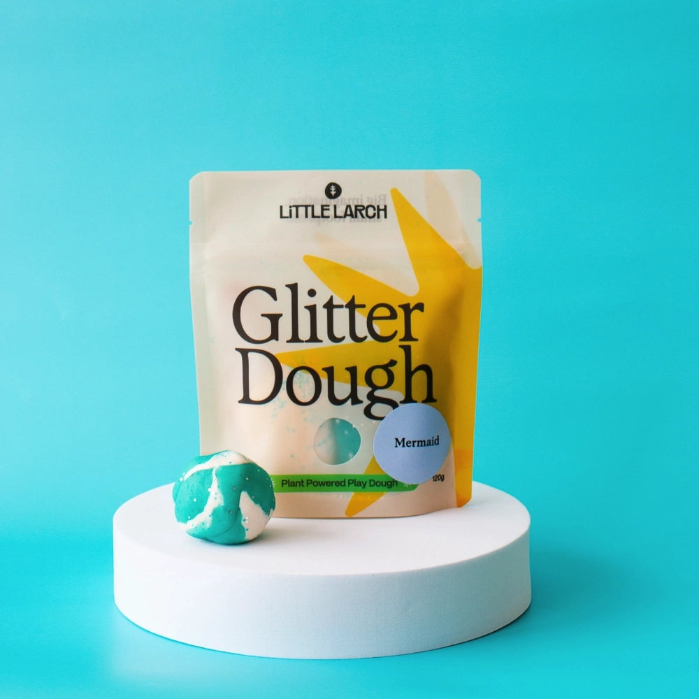 Little Larch Natural  Glitter Dough - Mermaid