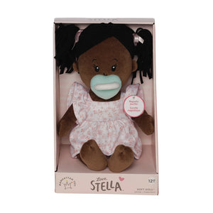 Manhattan Toy Love, Stella Doll Brown with Black Pigtails