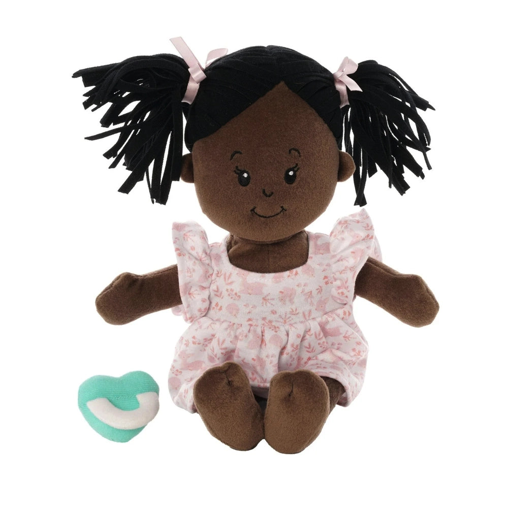 Manhattan Toy Love, Stella Doll Brown with Black Pigtails