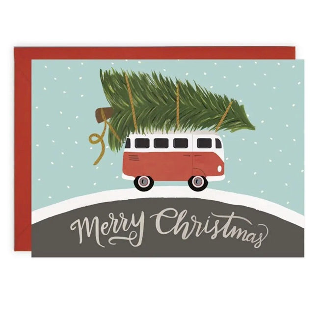 LoveLight Paper Christmas Car Christmas Card