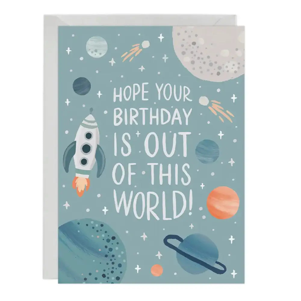 LoveLight Paper Out Of This World Birthday Card