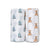 Lulujo 2pk Cotton Muslin Swaddles - Vintage Bear +Sailboat