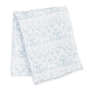 Lulujo Cotton Muslin Swaddle - Toile