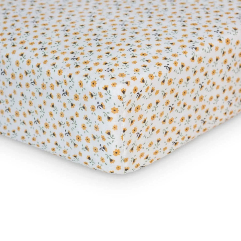 Lulujo Boho Crib Sheet - Vintage Floral