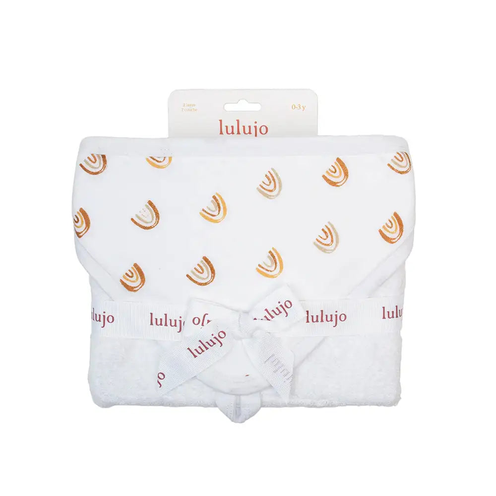 Lulujo Hooded Towel - Rainbow