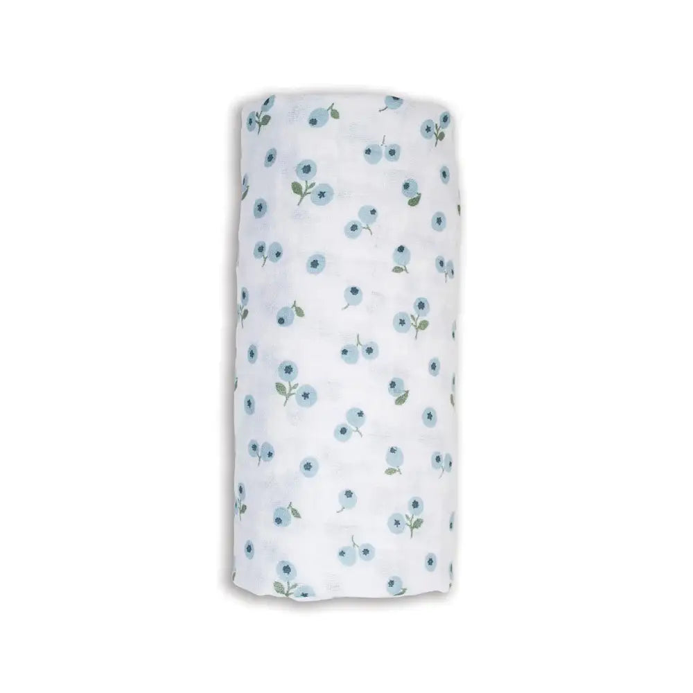 Lulujo Cotton Muslin Swaddle - Blueberries