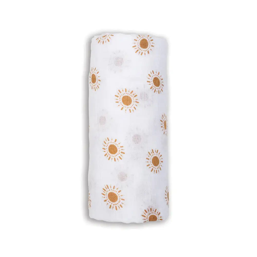 Lulujo Cotton Muslin Swaddle - Suns