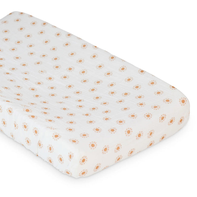 Lulujo Boho Change Pad Cover - Suns