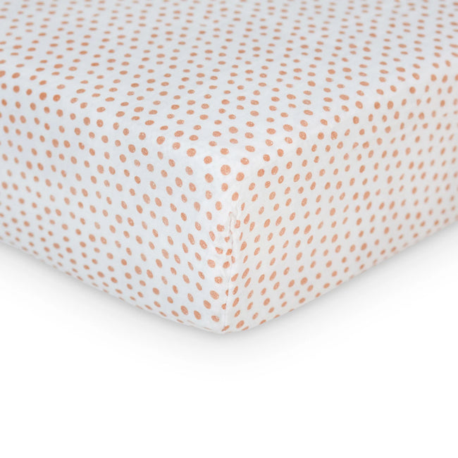 Lulujo Boho Crib Sheet - Dots