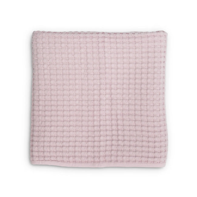 Lulujo Waffle Blanket - Ballet Slipper