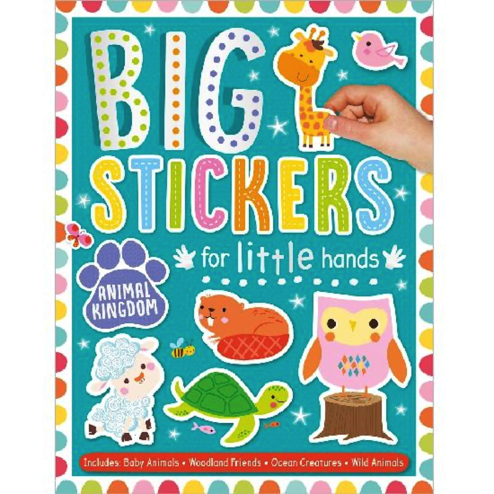 Make Believe Ideas; Big Stickers for Little Hands(Teal), Activity Book