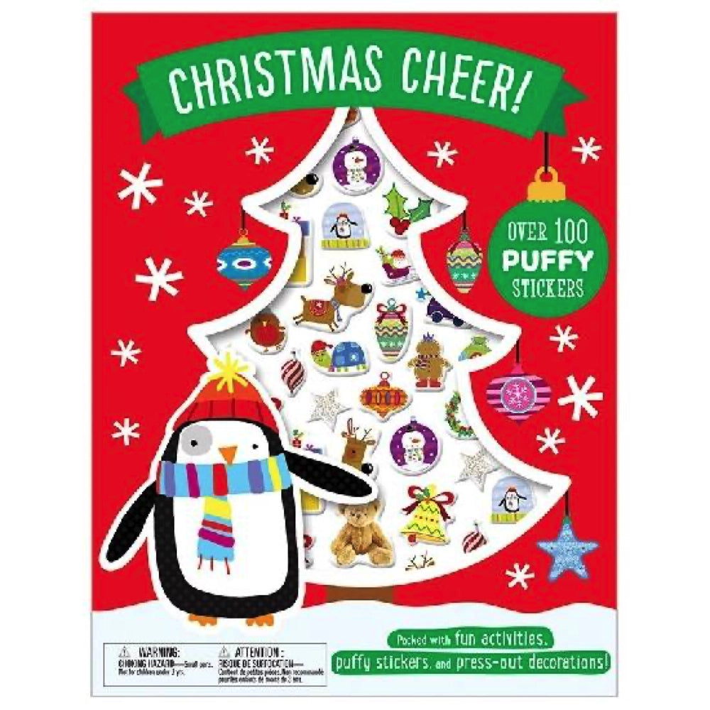 Make Believe Ideas; Christmas Cheer, Activity Book with Puffy Stickers