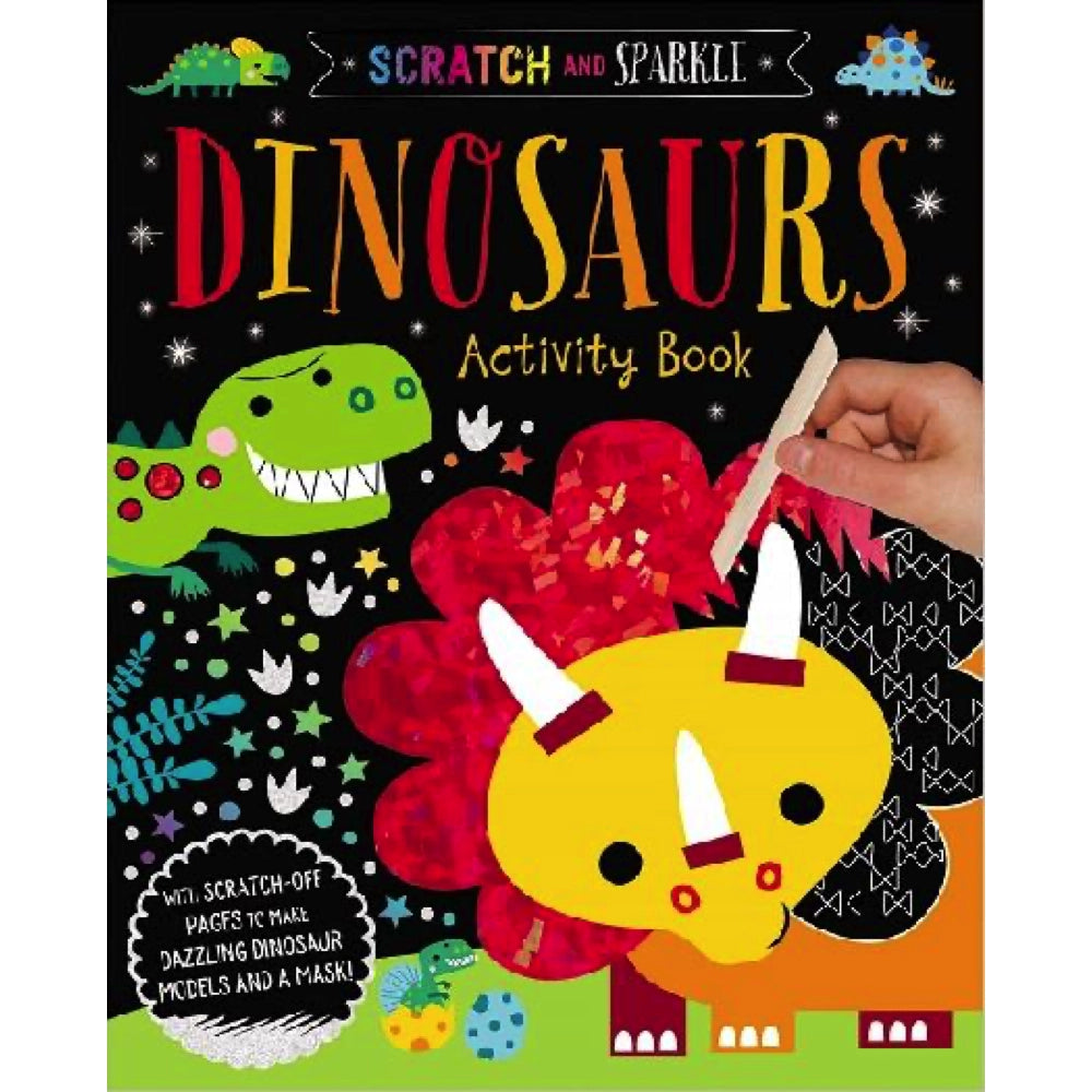Make Believe Ideas; Scratch and Sparkle: Dinosaurs, Activity Book
