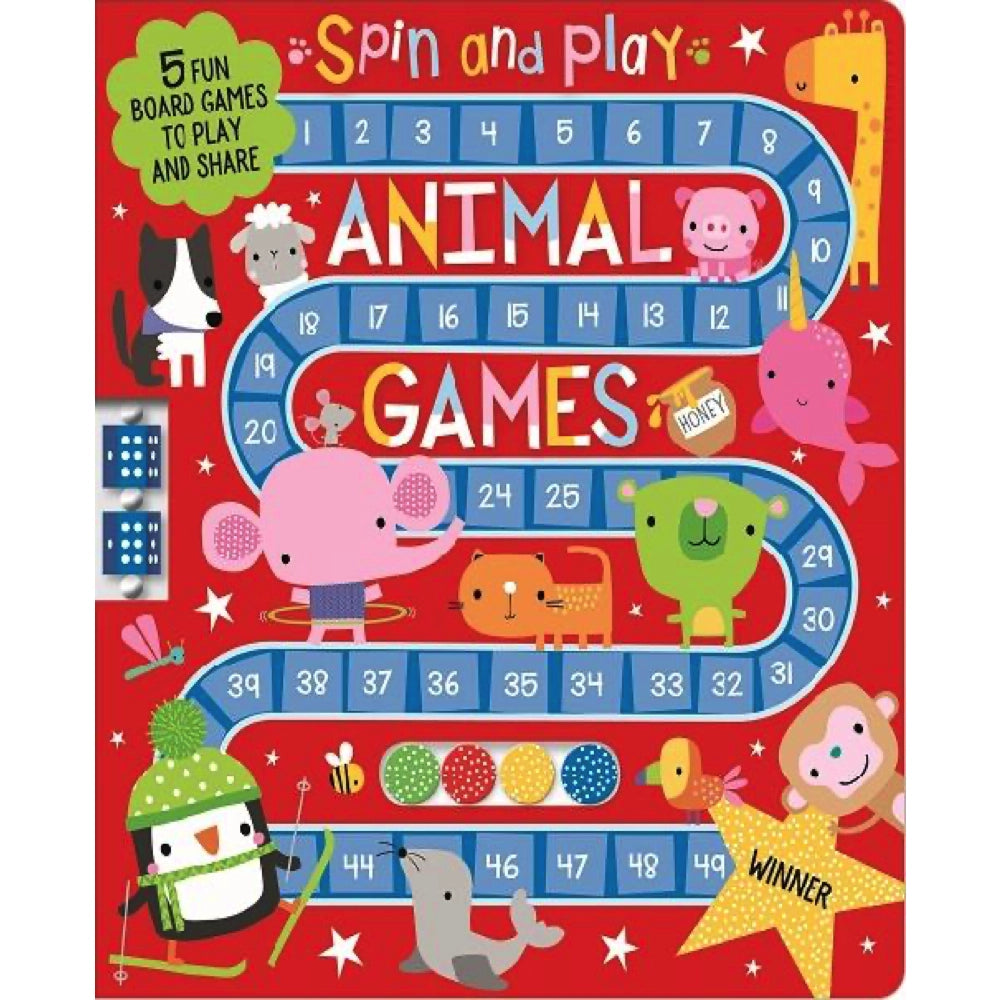 Make Believe Ideas; Spin and Play Animal Games , Hardcover Book