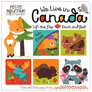 Make Believe Ideas; Petite Boutique: We Live in Canada, Board Book