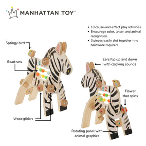 Manhattan Toy Safari Activity Center - Zebra
