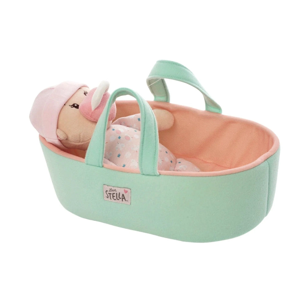 Manhattan Toy Love, Stella My First Doll & Bassinet Peach