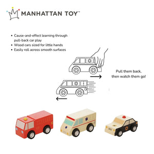 Manhattan Toy Pull-Back Rescuers