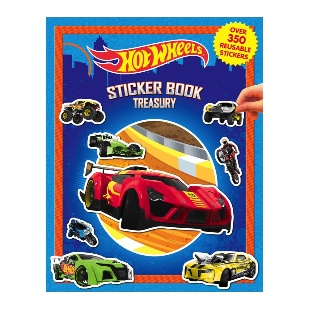 Mattel Hot Wheels Sticker Book Treasury