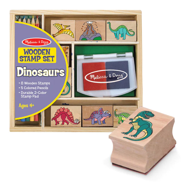 melissa & doug dino stamp set