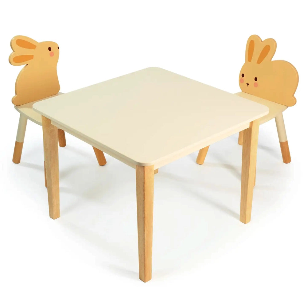 Mentari Toys Table & Chair set - Bunny