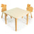 Mentari Toys Table & Chair set - Bunny