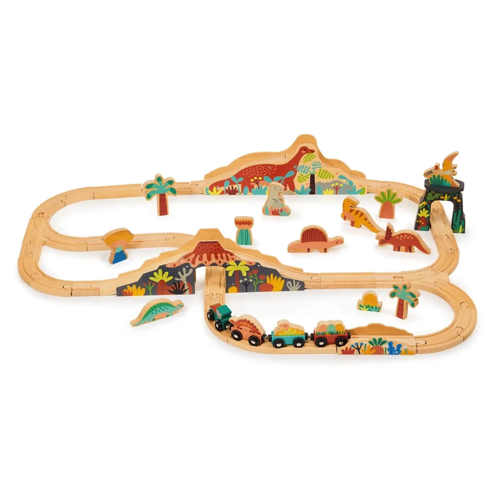 Mentari Toys Railway Set -  Lost World Dinosaur