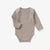 Mila & Co. Ribbed Long Sleeve Bodysuit - Mushroom